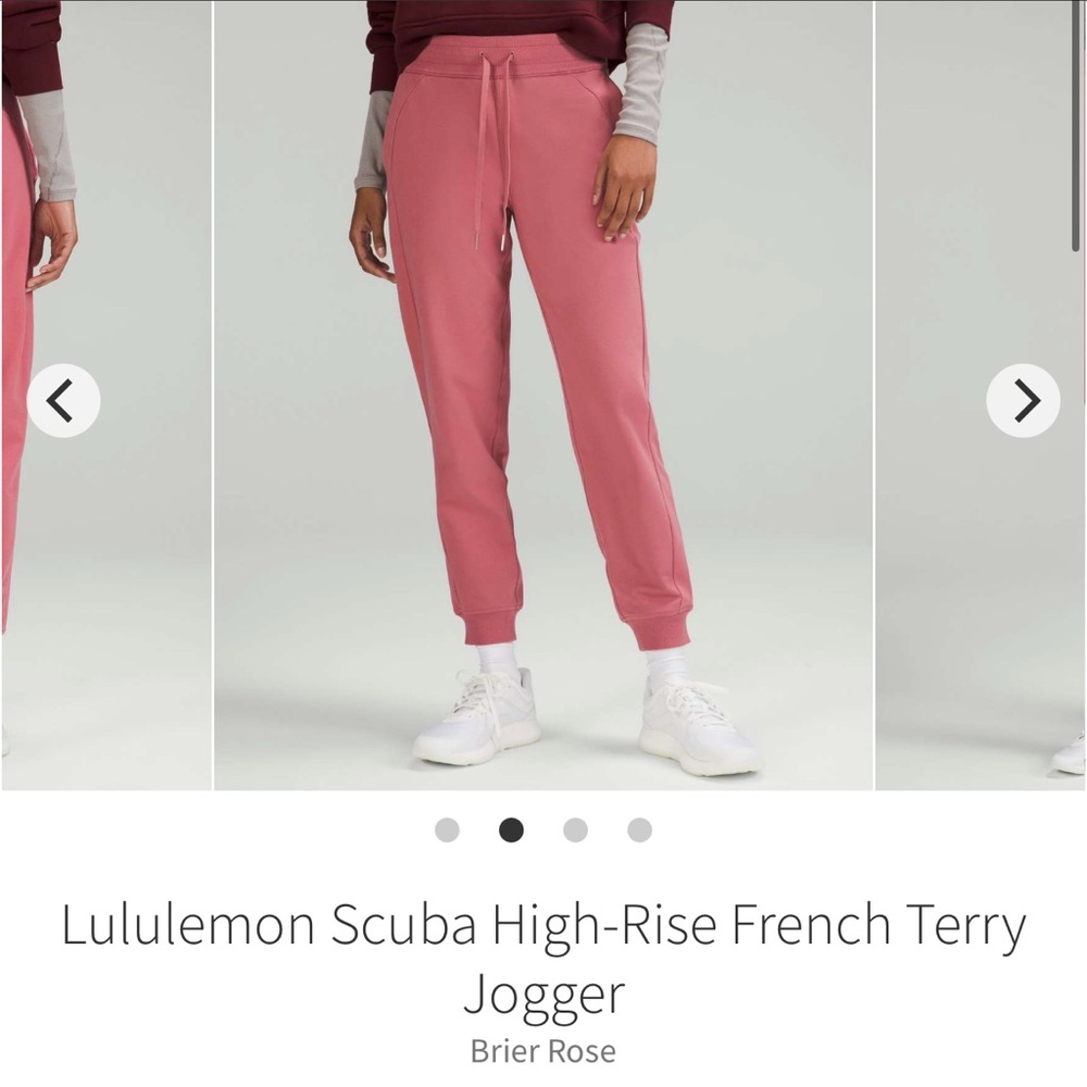 lululemon scuba high rise Jogger* French Terry